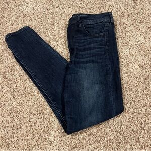 American Eagle Super Hi-Rise Jegging Dark Wash Skinny Jeans